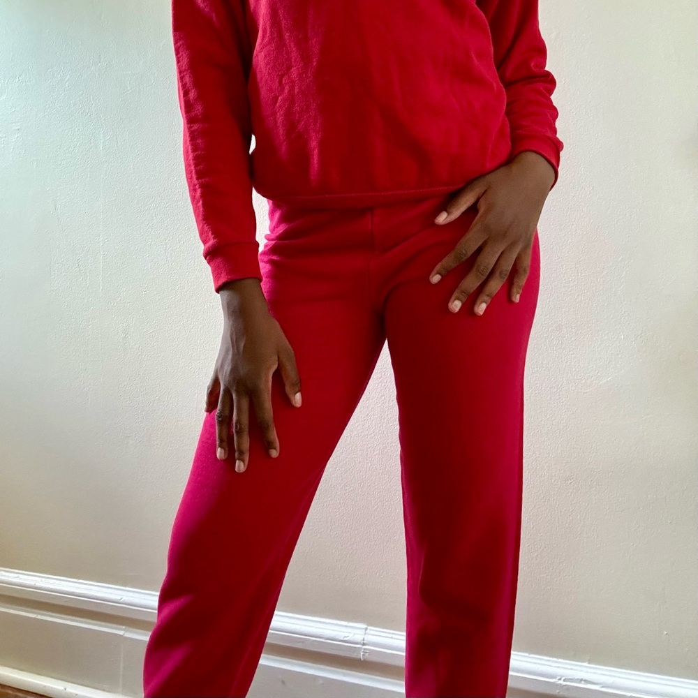 Cherry Red Sweatpants